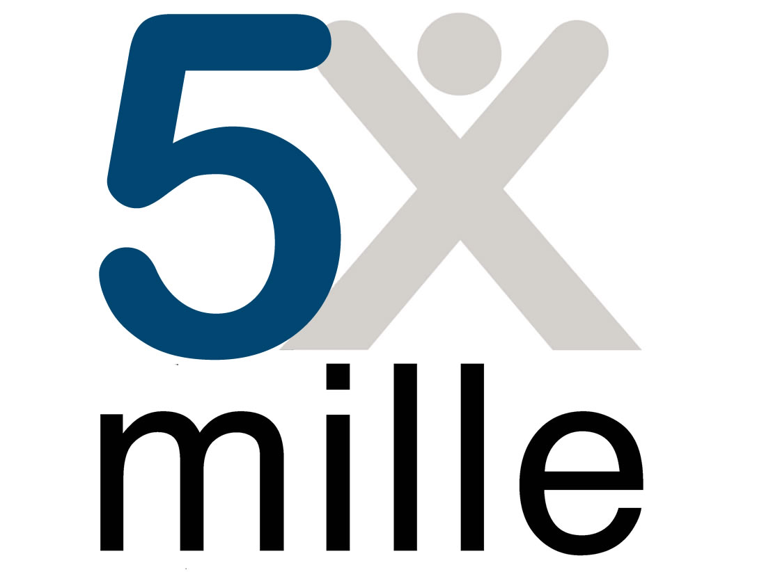 5 x mille